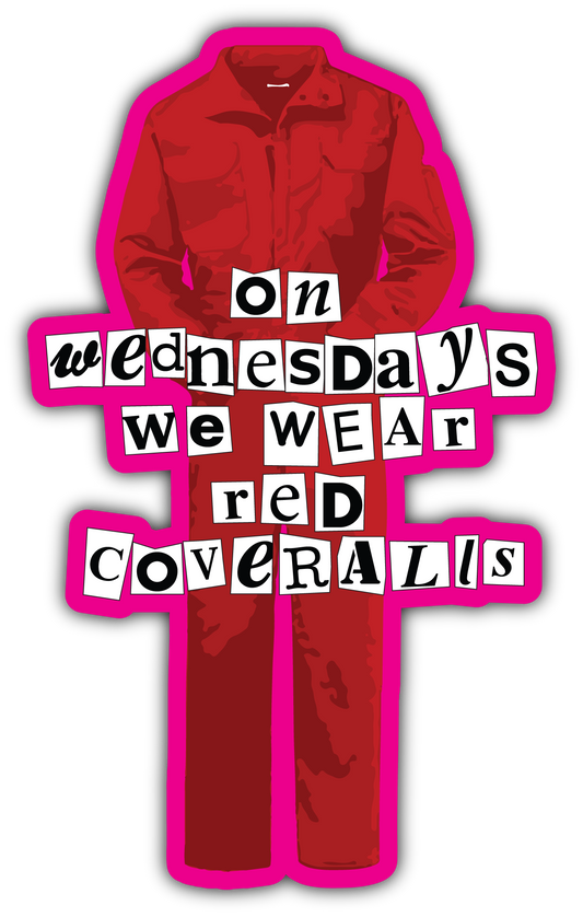 Mean Girl Red Coveralls