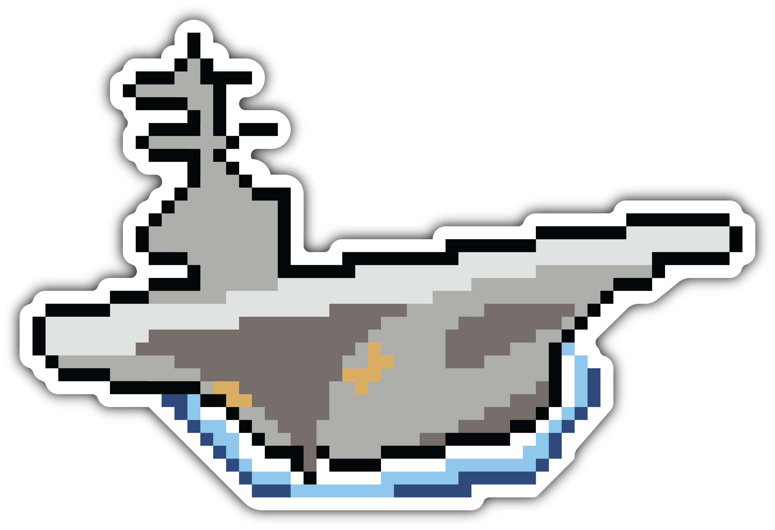 8-Bit Carrier – Shipmate Stickers LLC